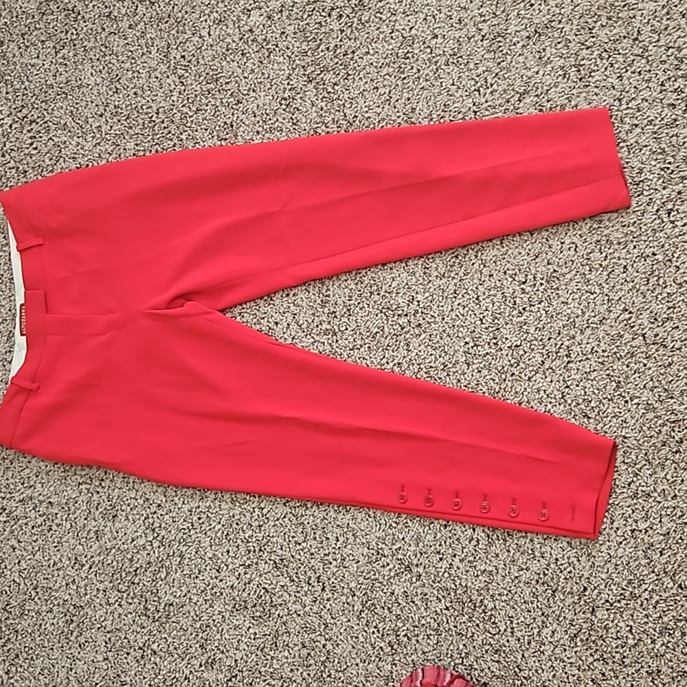 ALTUZARRA RED PANT Straight leg